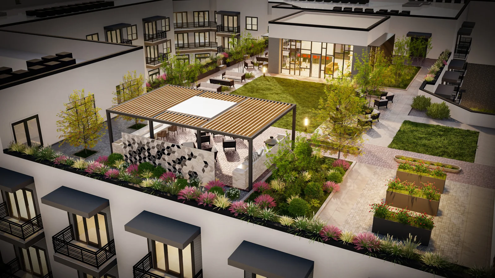 Dari Living exterior rendering 4