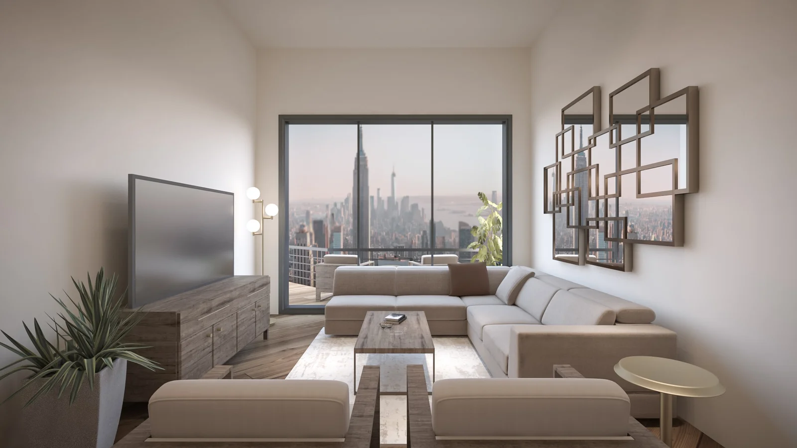 Dari Living interior rendering 5