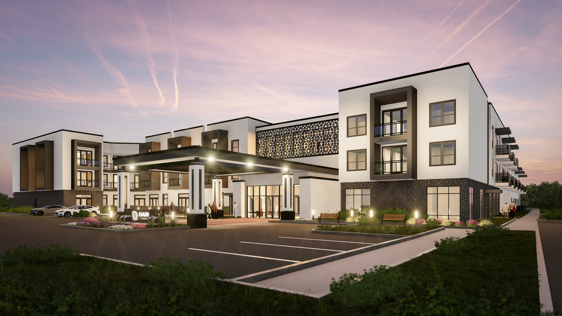 Dari Living exterior rendering 1