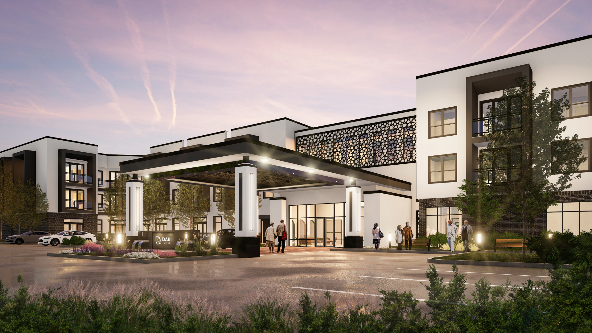 Dari Living exterior rendering 2