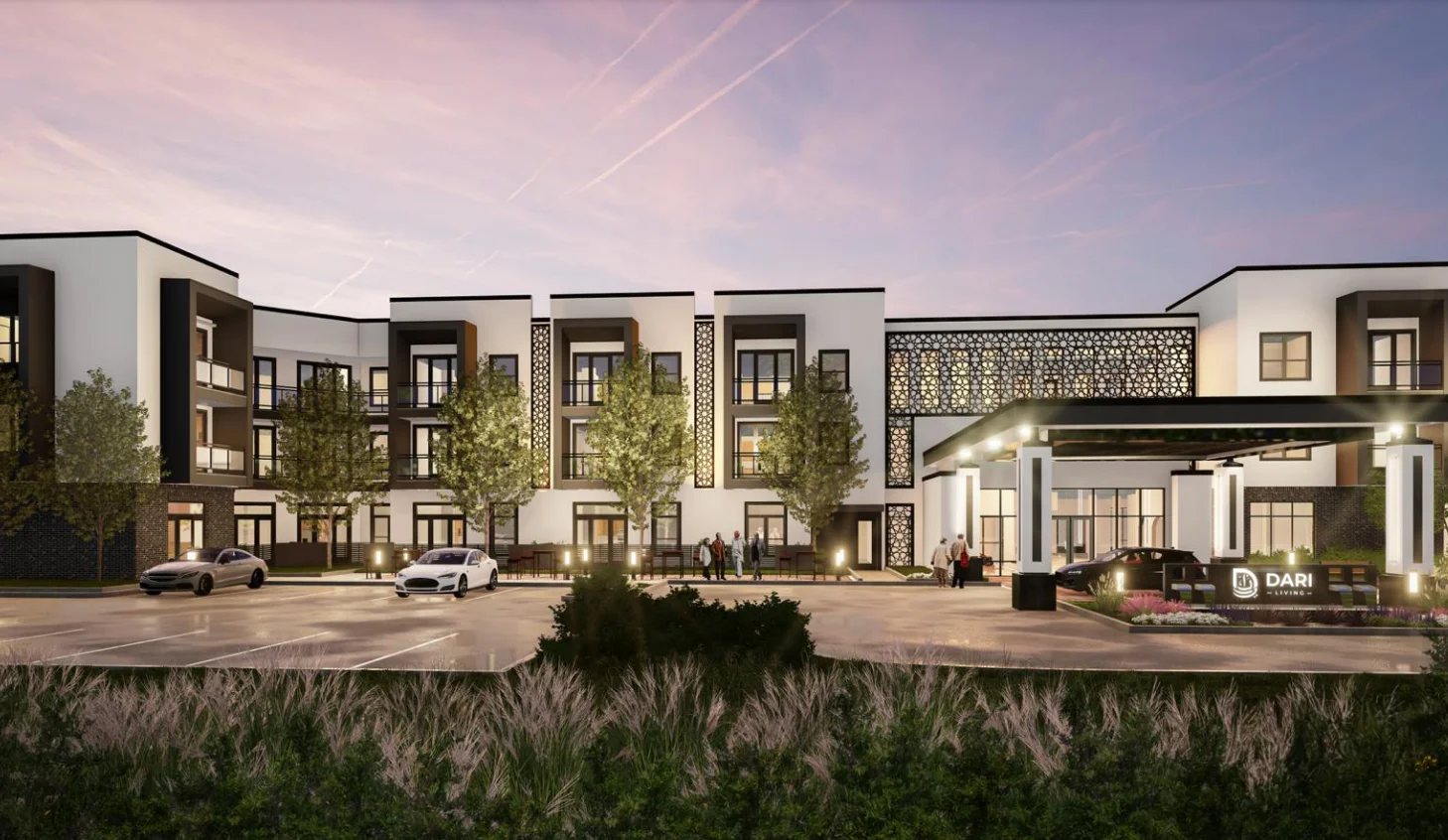 Dari Living exterior rendering 3